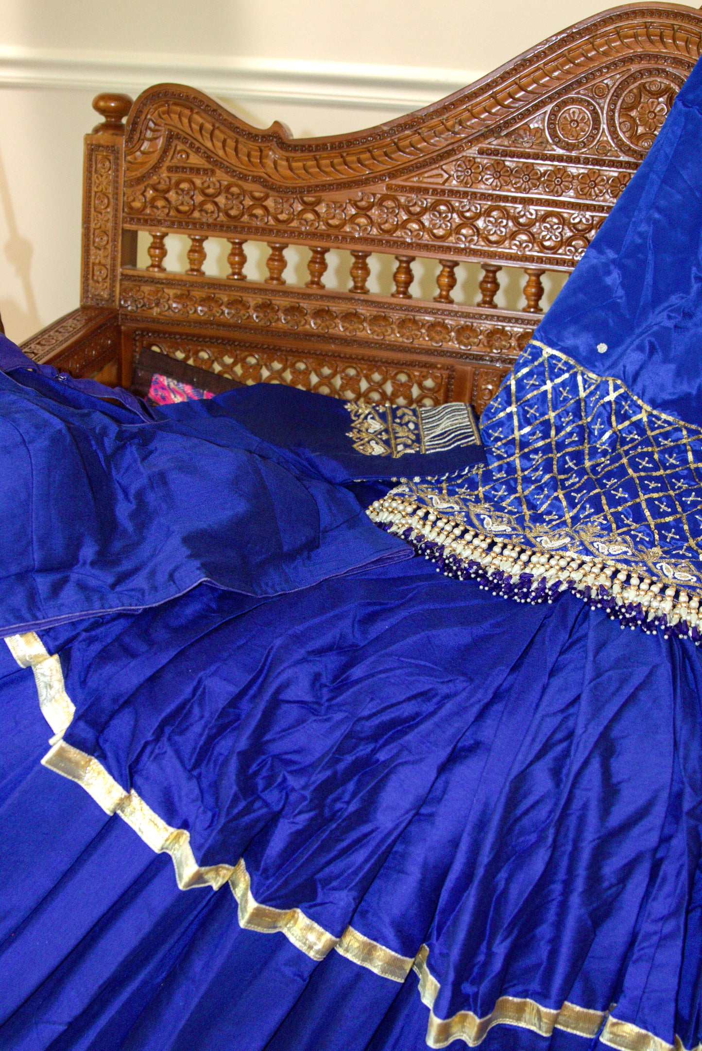 Sapphire Blue Lehenga Choli