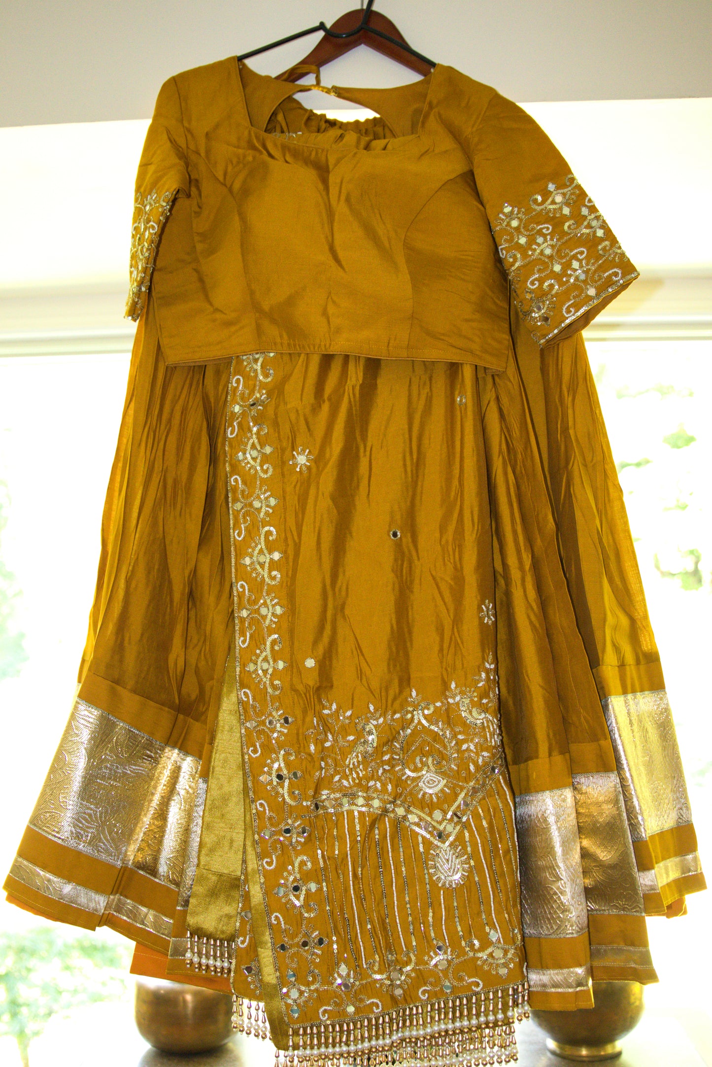 Golden Yellow Lehenga Choli