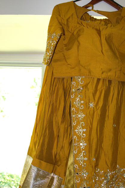 Golden Yellow Lehenga Choli